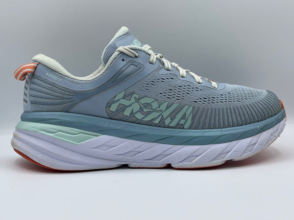 Hoka One One Bondi 7 Wide Blue Fog