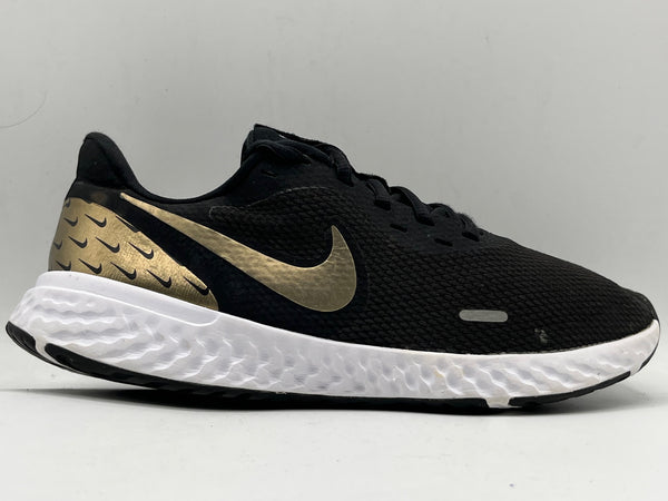 Revolution 5 'Black Metallic Gold' Women's Running Shoe