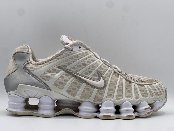 Shox TL White Metallic Silver Shoes